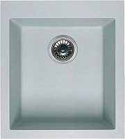 ELLECI LMQ10079 Lavello Cucina Incasso 1 Vasca 41 cm Alluminio 79 -  Quadra 100