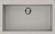 ELLECI LMQ13079 Lavello Cucina Incasso 1 Vasca 79 cm Aluminium Quadra 130