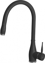 ELLECI MGKNEV40 Rubinetto Cucina Doccetta estraibile Miscelatore Nero  Neva