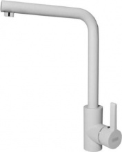 ELLECI MGKS0168 Miscelatore Cucina Rubinetto Monocomando Lavello Bianco