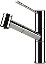 ELLECI MIKREPCR Miscelatore Cucina Doccetta Rubinetto Monocomando Cromo