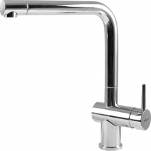 ELLECI MIKSTRCR Rubinetto Cucina Miscelatore Monocomando in Acciaio