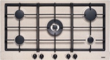 ELLECI PGSC90151CN Piano Cottura 5 Fuochi a Gas 91 cm in Granitek Avena  Style 90