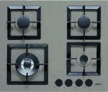 ELLECI PGSP60143WS Piano Cottura 4 Fuochi Gas Incasso 60 cm Tortora  Plano 60 TCL