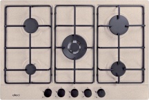 ELLECI PGSS75351CB Piano cottura a Gas 5 Fuochi 75 cm Smaltato Avena
