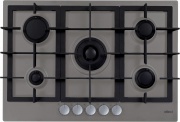 ELLECI PKPP75193CS Piano Cottura 5 Fuochi a Gas 75 cm Grigio  Plano Plus 75
