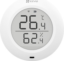 EZVIZ CST51C T51C - Sensore Temp.Umidit� ZigbeeWifi, LCD da AppoggioMuro
