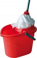 Ecoplast KITSMG Secchio Lavapavimenti Con Strizzatoio 15 Litri