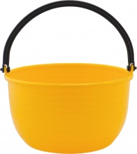Ecoplast PAN Cesto Agricolo in Polietilene con Manico da 16 Litri colore Giallo