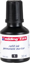 Edding 4-T25001 T25 Ricarica per Evidenziatori Nero 30 ml 1 Pz