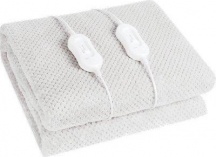 Effe 12640 Scaldaletto Elettrico Lana Sintetica Volt 230 Watt 60x2 Sintex Bianco
