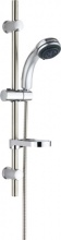 Effe 2291c2337 Saliscendi Doccetta 5 Getti Ibisco Abs Cromato Tubo mm 25