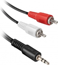 Ekon ECAJACK2RCA30MMK Cavo Audio Jack 3.5 Maschio Maschio 2 x RCA