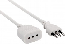 Electraline 46113 Prolunga Elettrica Cavo 3Mt Spina maschiofemmina 2 poli+terra