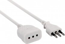 Electraline 46114 Prolunga Elettrica Cavo 5Mt Spina maschiofemmina 2 poli+terra