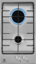 Electrolux EGG3222N Piano Cottura 2 Fuochi a Gas 29 cm Acciaio Inox