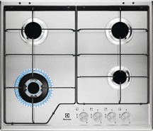 Electrolux KGS6434SX Piano Cottura 4 Fuochi Incasso a Gas 60 cm Inox