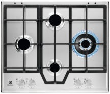 Electrolux KGS64562SX Piano Cottura 4 Fuochi a Gas 60 cm in Acciaio inossidabile