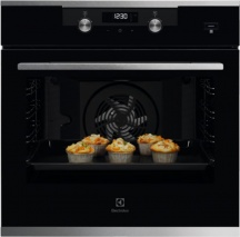 Electrolux KODEH60X Forno Elettrico Ventilato da Incasso Vapore 72L 60 cm A Nero
