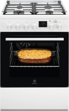 Electrolux LKK640200W Cucina a Gas 4 Fuochi Forno Elettrico 60x60 cm Cl A Bianco