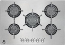 Electrolux PQF750UOX Piano cottura 5 Fuochi incasso a gas 75 cm Inox