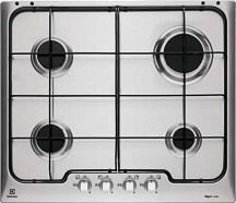 Electrolux PX640XV Piano Cottura 4 Fuochi 60 cm Incasso a Gas Inox