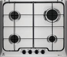 Electrolux RGG6242OOX Piano Cottura 4 Fuochi a Gas 59 cm Inox