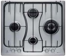 Electrolux RGG 6243 LOX Piano cottura 4 Fuochi incasso a gas (1 Wok) 60 cm Inox