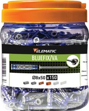Elematic 4593a4639 Tassello Nylon BluefixVa 8 Tsp Promopack Cf Pz 150
