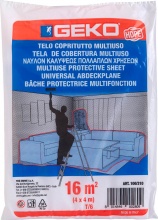 Geko 100323 Telone Copritutto Plt mt 4x4 gr 100 Hd 6My Pezzi 130
