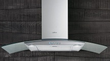 Elica 68116392 Cappa Cucina Aspirante Parete 90 cm x 45cm Acciaio CIRCUS IXA90
