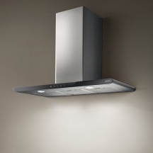 Elica PRF0008948 Cappa Cucina Aspirante Parete 80 cm x 38 cm Acciaio Nera GALAXY BLIXA80