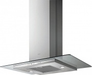 Elica PRF0097368 Cappa Cucina Aspirante Parete 90 cm Acciaio Flat Glass Plus IXA90