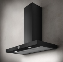 Elica PRF0097906 Cappa Cucina Aspirante Parete 90 cm x 45 cm Nera LOL BLA90