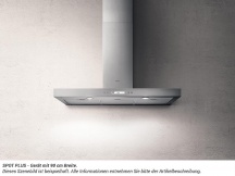 Elica PRF0100242 Cappa Cucina Aspirante Parete 120 cm x 45 cm Acciaio SPOT PLUS IXA120