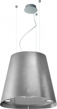Elica PRF0147730 Cappa Cucina Filtrante Isola 50 cm Zinco -  JUNO URBAN ZINCF50