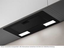 Elica PRF0166822� Cappa cucina Aspirante Sottopensile 52 cm Nero ERA C BLA52
