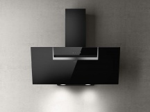 Elica PRF0166929 Cappa Cucina Aspirante a Parete 90cm Vetro Nero  SHEEN-S BLA90