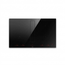 Elica PRF0210734 Piano Cottura 4 Fuochi Induzione con Cappa 83cm NikolaTesla Fit XL BLA83