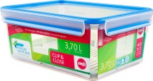 Emsa 512888 Contenitore salvafreschezza con griglia 3.7 lt Clip & Close TPE