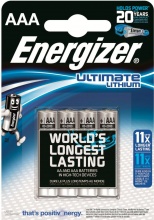 Energizer 635233 Numero 4 batterie L92 di tipo AAA con voltaggio da 1,5V