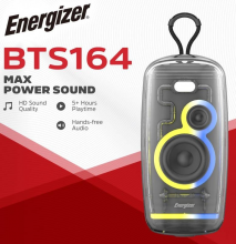 Energizer BTS164 Speaker Bluetooth Portatile IPX65 TWS Luci LED