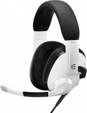 Epos 1000889 Cuffie Gaming Microfono, con filo, Antirumore, Colore Bianco - H3