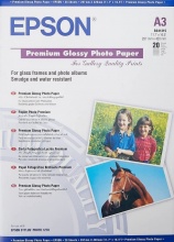 Epson C13S041315 Carta A3 Fotografica Premium Glossy Photo Paper 255