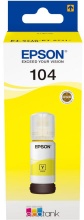 Epson C13T00P440 104 EcoTank Giallo Tanica Getto di inchiostro