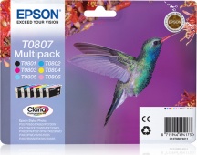 Epson C13T08074021 Multipack 6 Cartucce Originali Claria