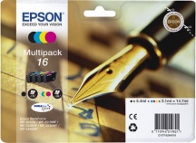 Epson C13T16264020 Cartuccia Inkjet Originale Nero Ciano Magenta Giallo per WF