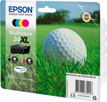 Epson C13T34764010 Cartuccia Inkjet Nero Ciano Magenta Giallo per WorkForce