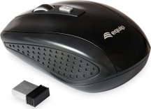 Equip 245104 Mouse Ottico Ambidestri RF Wireless 1600 DPI Nero
