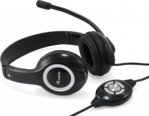 Equip 245301 Cuffie Gaming, a Padiglione, Cablato, Nero